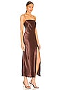 view 2 of 3 Whistley Midi Dress in Chocolate Brown