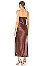 view 3 of 3 Whistley Midi Dress in Chocolate Brown