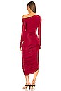 view 3 of 3 Valdis Midi Dress in Burgundy