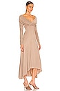 view 2 of 3 Cyd Midi Dress in Taupe