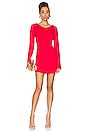 view 2 of 4 Leda Mini Dress in Bright Red