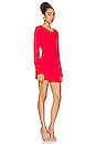 view 3 of 4 Leda Mini Dress in Bright Red