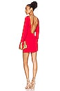 view 4 of 4 Leda Mini Dress in Bright Red