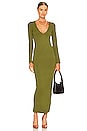view 1 of 4 Deena Maxi Dress in Olive Green