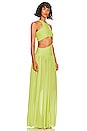 view 2 of 4 Cachet Maxi Dress in Chartreuse