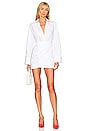 view 1 of 4 Fete Belted Mini Shirt Dress in White