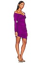 view 2 of 3 Beau Mini Dress in Grape Purple