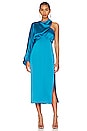view 1 of 3 Ray Midi Dress in Aqua Blue