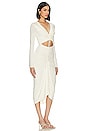 view 2 of 3 x Jetset Christina Norae Midi Dress in Soft White