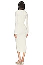 view 3 of 3 x Jetset Christina Norae Midi Dress in Soft White