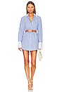 view 4 of 6 FRESH STRIPE 셔츠 드레스 in Fresh Blue Stripe