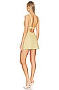 view 3 of 3 Stretch Linen Mini Dress in Linen Beige