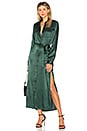 view 1 of 3 The Long Sleeve Shirt Dress in Emerald