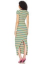 view 3 of 3 Besim Striped Midi Knit Dress in Green Multi Stripe