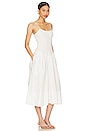 view 2 of 3 Armanda Poplin Midi Dress in White