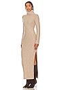 view 3 of 5 Maxi Cable Knit Sweater Dress in Taupe