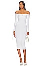 view 1 of 3 x Marianna Tucci Knit Bustier Dress in White