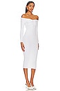 view 2 of 3 x Marianna Tucci Knit Bustier Dress in White