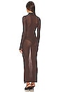 view 3 of 4 by Marianna Reyes Maxi Knit Dress in Dark Chocolate