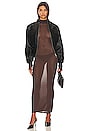 view 4 of 4 by Marianna Reyes Maxi Knit Dress in Dark Chocolate