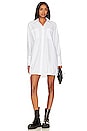 view 1 of 4 Parachute Shirt Dress in White