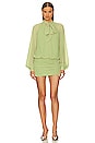 view 1 of 4 Maelle Mini Dress in Sage Green