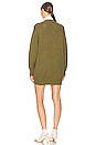 view 3 of 3 Manal Sweater Dress in Army Green