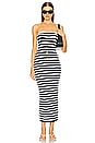 view 1 of 4 by Marianna Addison Striped Dress in Navy & White