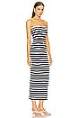 view 3 of 4 by Marianna Addison Striped Dress in Navy & White