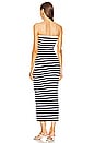 view 4 of 4 by Marianna Addison Striped Dress in Navy & White
