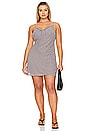 view 2 of 5 by Marianna Chrystia Mini Dress in Charcoal Gray
