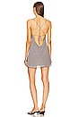view 4 of 5 by Marianna Chrystia Mini Dress in Charcoal Gray