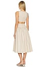 view 4 of 4 by Marianna Natalina Midi Dress in Light Beige
