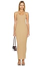 view 1 of 5 by Marianna Elena Maxi Dress in Tan