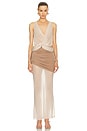 view 1 of 4 by Marianna Marin Midi Dress in Neutral