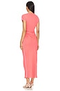 view 3 of 3 by Marianna Bardot Midi Dress in Coral & Purple