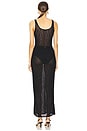 view 5 of 8 by Marianna Lia Midi Dress in Black