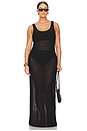 view 8 of 8 by Marianna Lia Midi Dress in Black