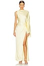 view 1 of 4 by Marianna Cassia Gown in Lemon