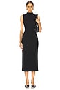 view 1 of 3 by Marianna Belmore Midi Dress in Black