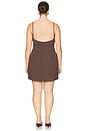 view 6 of 6 by Marianna Cyra Mini Dress in Chocolate Brown