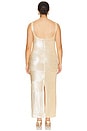view 6 of 7 by Marianna Ceci Sequin Midi Dress in Blush Nude