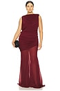 view 4 of 8 by Marianna Enoa Midi Dress in Maroon