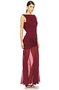 view 5 of 8 by Marianna Enoa Midi Dress in Maroon