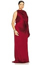 view 4 of 8 by Marianna Cassia Gown in Oxblood