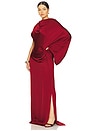 view 6 of 8 by Marianna Cassia Gown in Oxblood