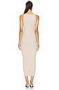 view 5 of 7 by Marianna Vespera Midi Dress in White & Beige