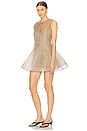 view 2 of 3 by Marianna Blaire Mini Dress in Taupe