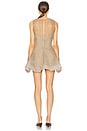 view 3 of 3 by Marianna Blaire Mini Dress in Taupe