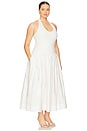 view 4 of 6 by Marianna Kara Midi Dress in White